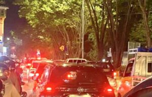 Kepadatan lalu lintas kendaraan di Samarinda (Samsul/Polda)