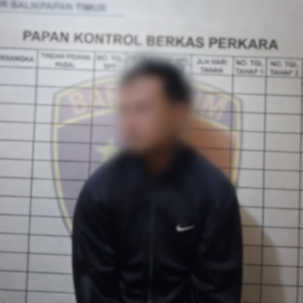 Oknum PNS di Balikpapan yang diamankan Polsek Balikpapan Timur (foto : Polres/Samsul)