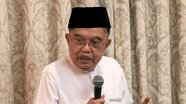 Eks Wapres Jusuf Kalla. [Suara.com/Tim Media JK]