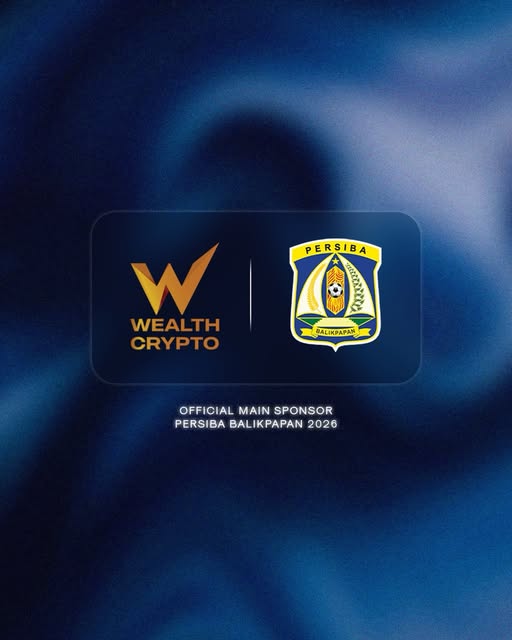 Persiba Balikpapan mengandeng Wealth Crypto sebagai sponsor utama hingga akhir musim Championship 2025/2026 (foto :Oficial Persiba)