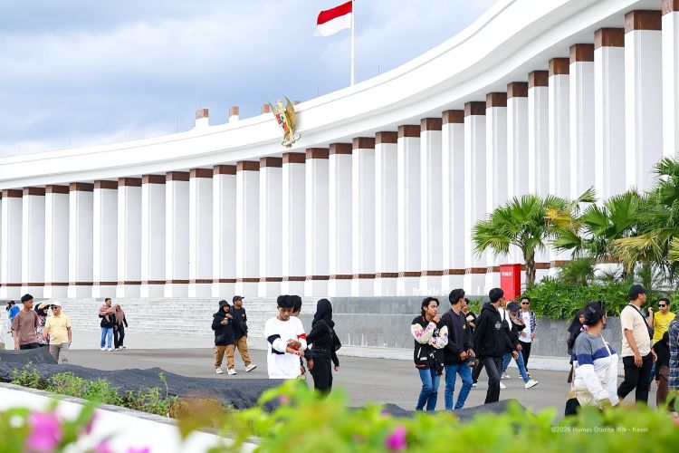 Istana Garuda di Ibu Kota Nusantara (IKN) (foto : Humas IKN)