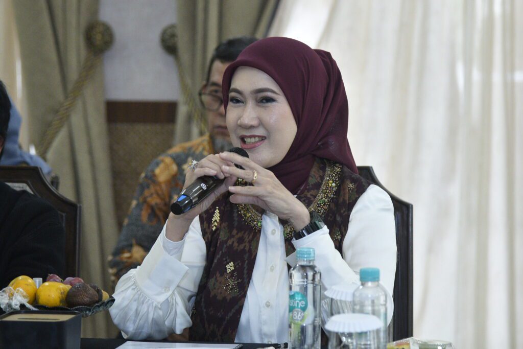 Anggota Komisi X DPR RI, Lita Machfud Arifin, dalam Kunjungan Kerja Spesifik Komisi X di Ogan Komering Ilir, Sumatera Selatan, Jumat (17/04/2026). Foto: Munchen/Karisma