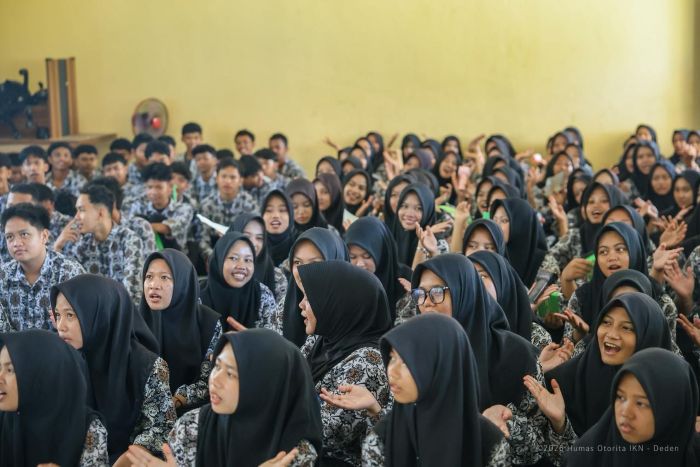 Otorita IKN menyelenggarakan Sosialisasi pencegahan dini stunting dan kesehatan reproduksi untuk siswa SMP-SMA di delineasi IKN, pada Kamis (30/04/2026).