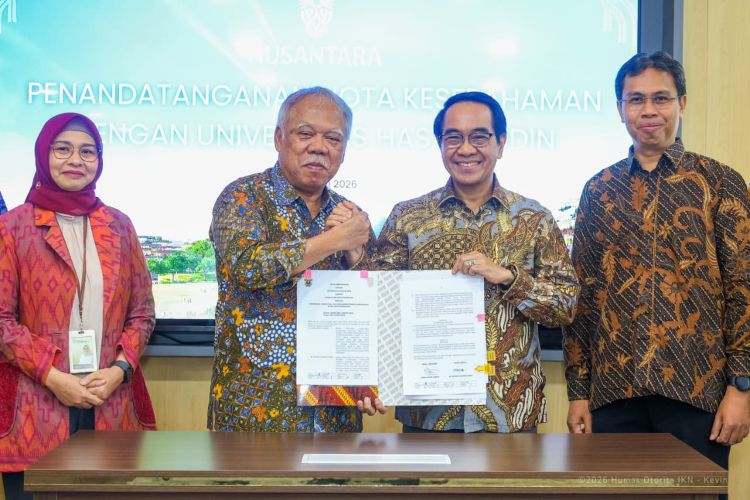 Otorita IKN menandatangani nota kesepahaman dengan Universitas Hasanuddin di bidang pendidikan, penelitian dan pengabdian masyarakat