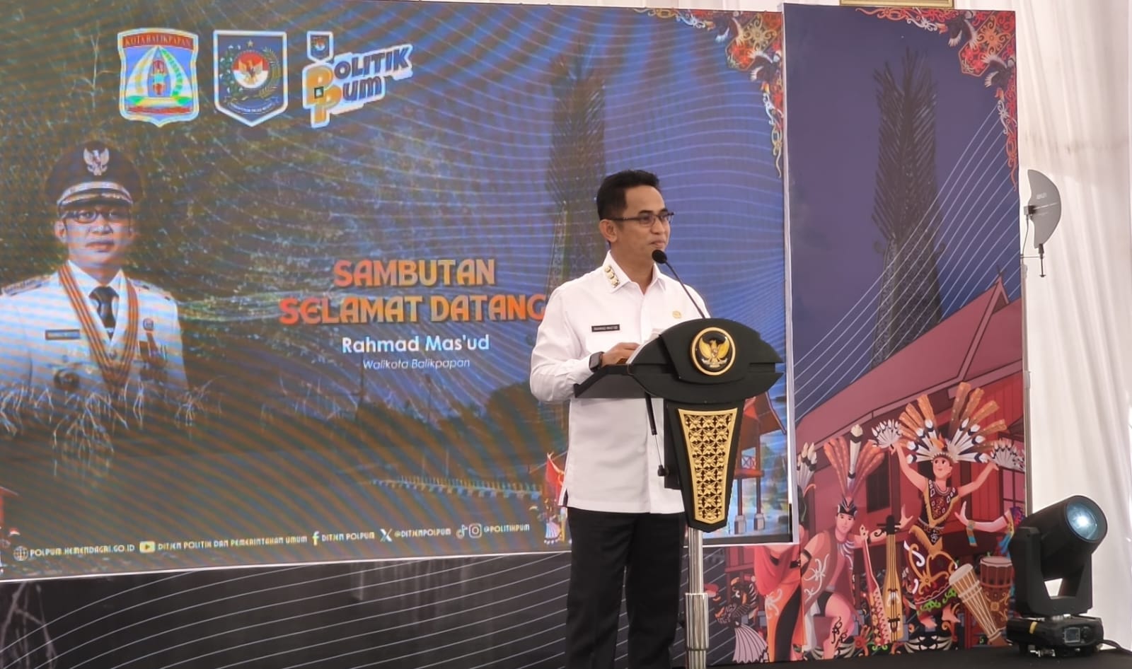 Wali Kota Balikpapan Rahmad Ma'sud menegaskan, pertumbuhan ekonomi daerah yang melampaui rata-rata nasional