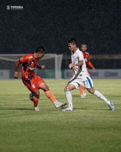 Laga Kendal Tonado FC vs Persiba Balikpapan di Stadion Sriwedari Solo, dengan skor 0-3 (foto : Oficial Persiba)