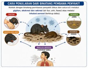 Kementerian Kesehatan terus meningkatkan kewaspadaan terhadap penyakit virus Hanta menyusul adanya peningkatan temuan kasus di Indonesia serta laporan kasus Hanta Pulmonary Syndrome (HPS) pada kapal pesiar MV Hondius yang dilaporkan otoritas kesehatan internasional. (foto : Kemenkes)