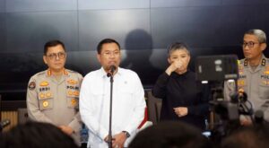 Wakil Kepala BGN, Sony Sonjaya pada Konferensi Pers Bersama Satgas MBG Polri (foto : laman BGN)