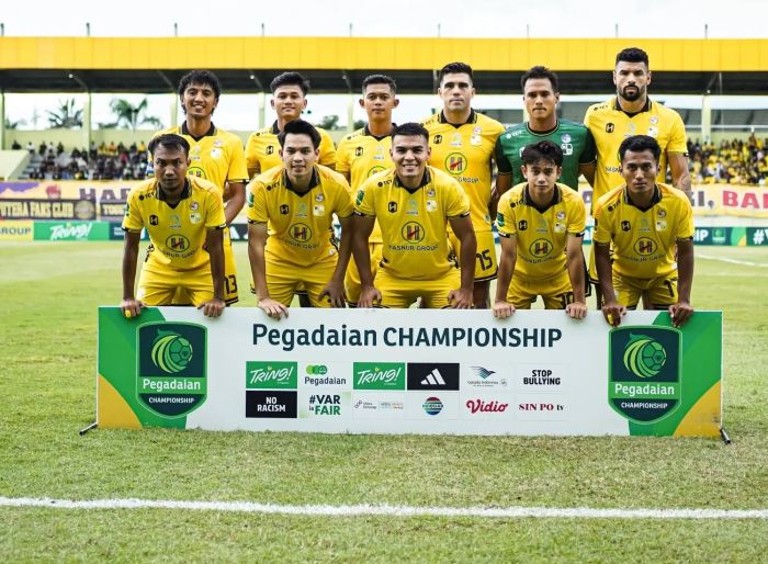 Skuat Barito Putera (foto : Oficial Barito Putera)