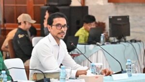 Anggota Komisi XI DPR H Fathi saat Kunjungan Reses Komisi XI DPR RI di Banjarmasin, Kalimantan Selatan, Kamis (7/5/2026). Foto: Taufan/Mahendra/DPR