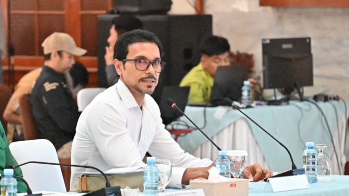Anggota Komisi XI DPR H Fathi saat Kunjungan Reses Komisi XI DPR RI di Banjarmasin, Kalimantan Selatan, Kamis (7/5/2026). Foto: Taufan/Mahendra/DPR