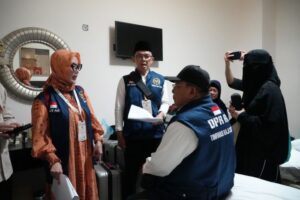 Anggota Timwas Haji DPR RI, Selly Andriany Gantina, usai melakukan pengawasan langsung di area Sa'i pada Selasa (19/5/2026). Foto: Mahir/Sari/DPR