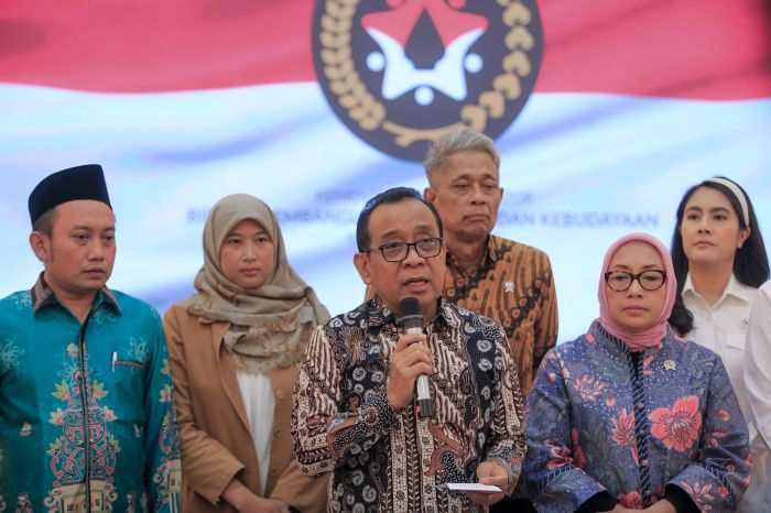 Menteri Koordinator Bidang Pembangunan Manusia dan Kebudayaan (Menko PMK) Pratikno memimpin pertemuan tingkat menteri membahas penanganan kasus kekerasan terhadap anak pada layanan daycare di Kota Yogyakarta sekaligus penguatan sistem *perlindungan, pengasuhan dan pendidikan* anak, yang diselenggarakan di Kantor Kemenko PMK, pada Kamis (30/4/2026).