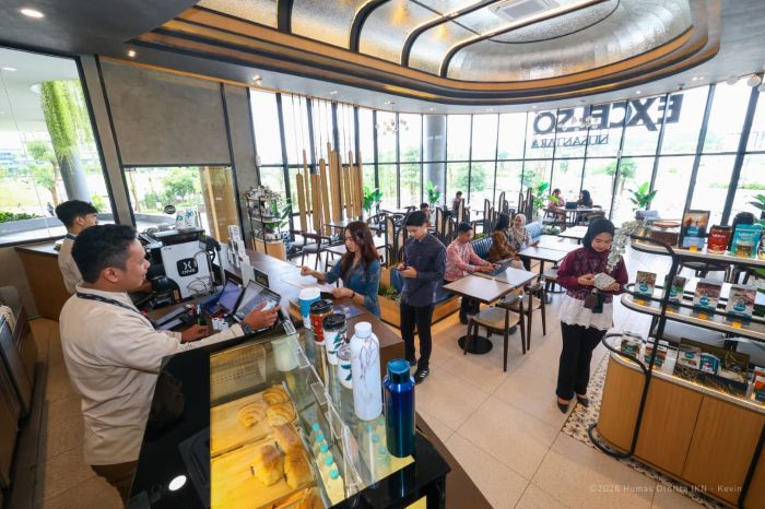 Berbagai bisnis Food and Beverage (F&B) mulai ramai membuka gerai diIKN (foto : Humas IKN)