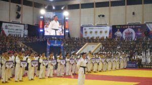 Kejuaraan JUDO Kapolri Cup 2026 di GOR Segiri Samarinda, yang berlangsung sukses dengan dukungan pasokan listrik andal dari PLN UID Kaltimra.