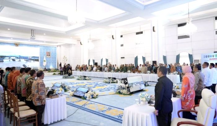 Musyawarah Perencanaan Pembangunan (Musrenbang) RKPD 2027 di Pendopo Lamin Etam, Kamis (30/4/2026).