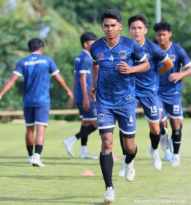 Pemain Balikpapan FC saat berlatih (foto : IG Balikpapan FC)