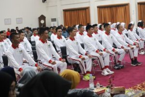 Proses seleksi anggota Pasukan Pengibar Bendera Pusaka (Paskibraka) Kaltim (foto : Pemprov)