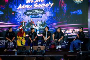 We Are AEROX Society yang digelar Yamaha di The Brickhall, Fatmawati City Center, Jakarta Selatan, Minggu (21/6/2026).