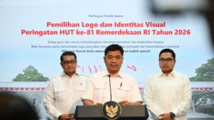Menteri Ekonomi Kreatif (Ekraf) Teuku Riefky Harsya dalam keterangan pers kepada awak media