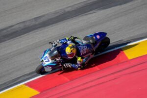 Aldi Satya Mahendra tampil impresif dan finis di posisi lima pada race kedua World Supersport Aragon.