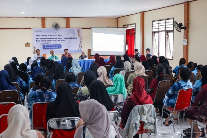 Penguatan kapasitas kader Posyandu di Puskesmas Maridan (foto : Humas IKN)