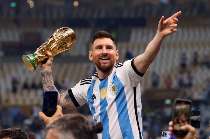 Lionel Messi dan Piala Dunia (foto : FIFA)