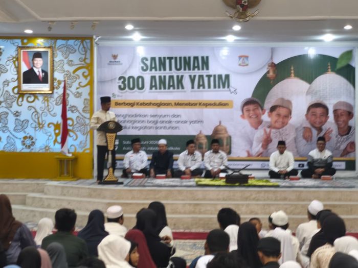 Peringatan Lebaran Anak Yatim (Idul Yatama) 10 Muharam 1448 Hijriah dimanfaatkan Pemerintah Kota Balikpapan untuk mengajak masyarakat memperkuat budaya berbagi (foto : Inibalikpapan/Samsul)