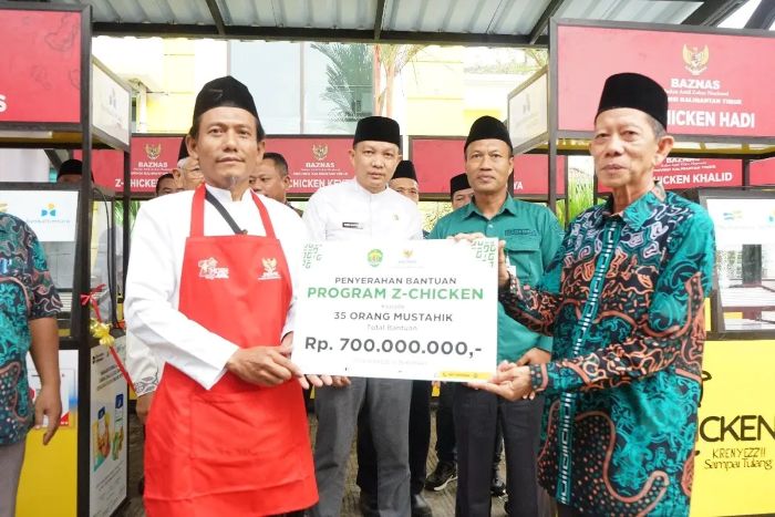 Kick Off Program Z-Chicken Tahun 2026 yang digelar di Kantor BAZNAS Provinsi Kalimantan Timur, Samarinda, Rabu (22/7/2026)