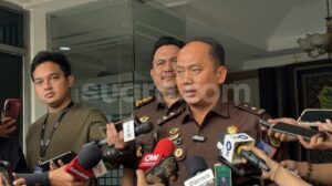 Kepala Pusat Penerangan Hukum (Kapuspenkum) Kejaksaan Agung, Anang Supriatna. (Suara.com/Faqih)