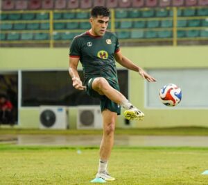 Fabiano Beltrame bek gaek, salah satu pemain yang tak diperpanjang kontraknya (foto : Oficial Barito Putera)