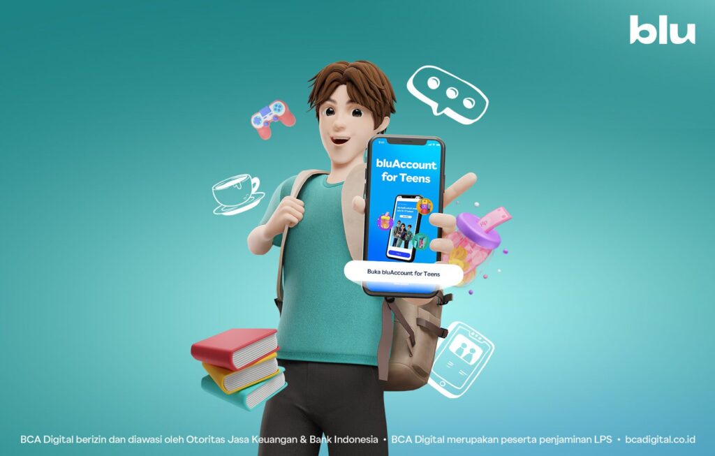 blu by BCA Digital yang mendukung generasi muda mengelola keuangan secara digital.