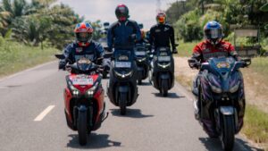 Rombongan MAXi Tour Boemi Nusantara 2026 menguji performa skutik Yamaha di rute Sampit–Pangkalan Bun