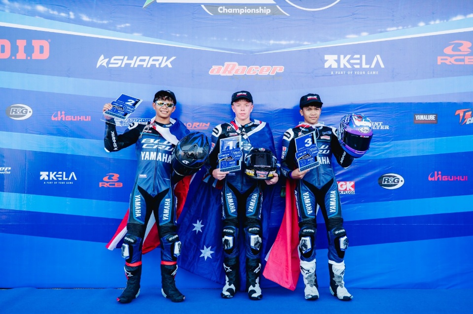 Pembalap muda Yamaha Racing Indonesia kembali menunjukkan kualitasnya di ajang R3 BLU CRU Asia-Pacific Championship seri ketiga