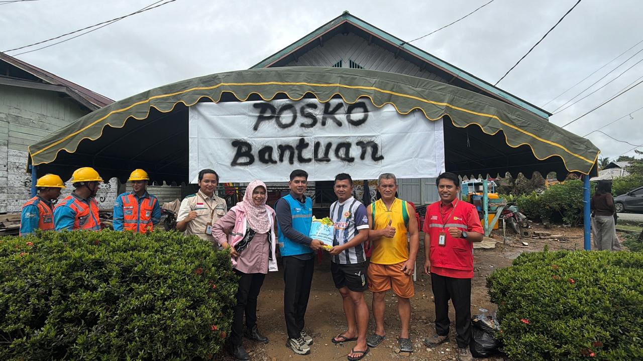 YBM PLN Salurkan Bantuan Korban Kebakaran di Pulau Sapi Malinau