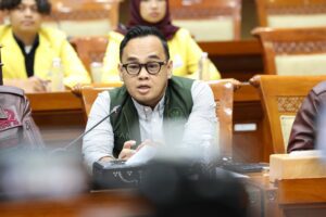 Wakil Ketua Komisi III DPR RI Rano Al Fath dalam Konferensi Pers Komisi III di Gedung Nusantara II, DPR RI, Senayan, Jakarta, Sabtu (11/7/2026). Foto: Jaka/Mahendra