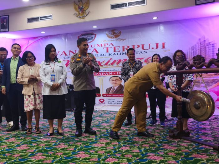 Wakil Wali Kota Balikpapan Bagus Susetyo saat menghadiri Jumpa Wanita Terpuji (WATER) Se-Kalimantan 2026 di Hotel Grand Tiga Mustika, Balikpapan, Selasa (30/6/2026).