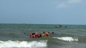 Tim SAR Balikpapan saat melakukan pencarian (foto : SAR Balikpapan)