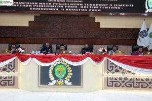 Rapat Paripurna ke-19 Masa Sidang Tahun 2026 di Gedung Utama (B) DPRD Kaltim, Selasa (4/8/2026).