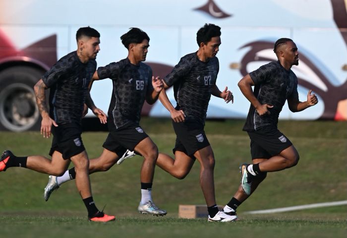 Skuat Borneo FC Samarinda menjalani training camp (TC) di Yogyakarta (foto : Oficial Borneo FC)