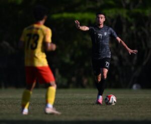 Laga uji coba Borneo FC vs Semen Padang FC (foto : Oficial Borneo FC)