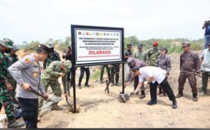 Penertiban Kawasan Hutan (Satgas PKH) menguasai kembali 111,71 hektare kawasan hutan yang digunakan secara ilegal untuk aktivitas pertambangan di Kecamatan Samboja, Kabupaten Kutai Kartanegara, Senin (31/8/2026).