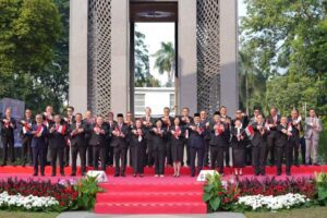 BI bersama Asosiasi Sistem Pembayaran Indonesia (ASPI) dalam acara Peluncuran Respons Kebijakan Sistem Pembayaran di Jakarta, Senin (17/8/2026).