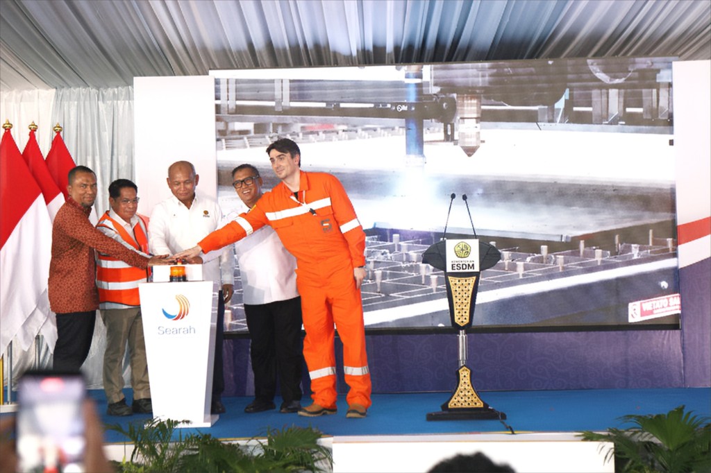 Searah menandai dimulainya fabrikasi topside FPSO North Hub.