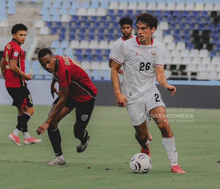Timnas Indonesia saat mengalahkan Timor Leste 3-0 (foto : PSSI)
