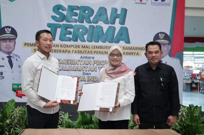 Pemerintah Provinsi Kalimantan Timur resmi menerima kembali pengelolaan kawasan Mall Lembuswana setelah 30 tahun dikelola PT Cipta Sumina Indah Satresna (CSIS).