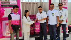 Peresmian Bright Gas Drive Thru pertama di Indonesia di SPBU Batakan, Balikpapan