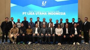 PT Liga Utama Indonesia (PT LUI), anak usaha PT Liga Indonesia Baru (PT LIB), menggelar Rapat Umum Pemegang Saham (RUPS) di Sapphire Ballroom, Sheraton Hotel Gandaria, Jakarta, Senin (24/8/2026). (foto : I League)
