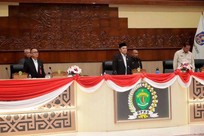 DPRD Provinsi Kalimantan Timur menggelar Rapat Paripurna ke-20 di Kantor DPRD Kaltim, Senin (10/8/2026).