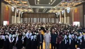 Pembekalan PKKMB yang berlangsung di Aula Gedung Cheng Hoo Universitas Mulia Balikpapan, Selasa (18/8/2026) (foto : Inibalikpapan/Samsul)